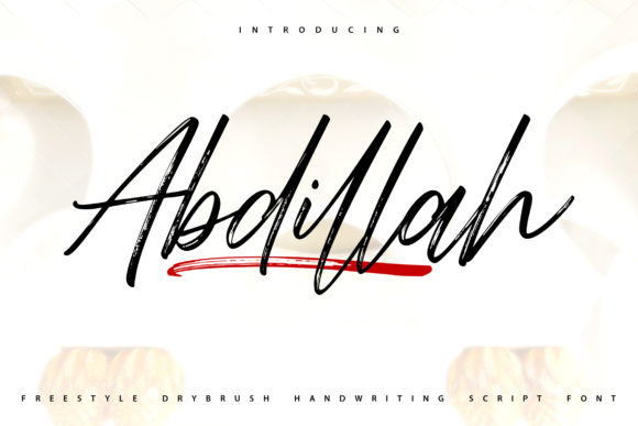 Abdillah: A Handwritten Font for Timeless Design