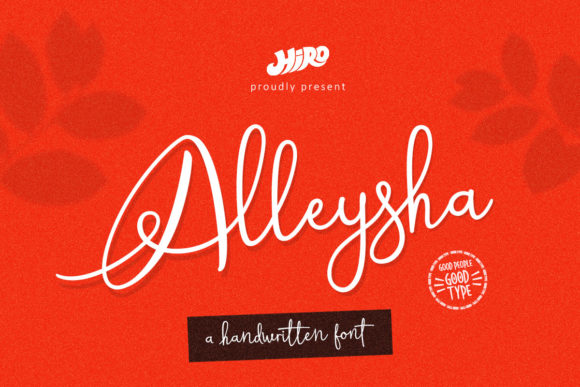 Alleysha: Elegant Handwritten Font