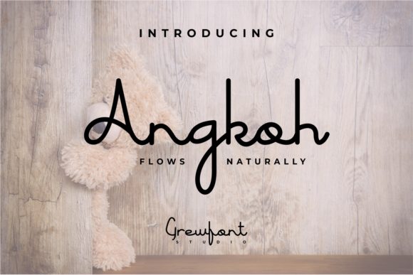 Angkoh Font for Business Branding