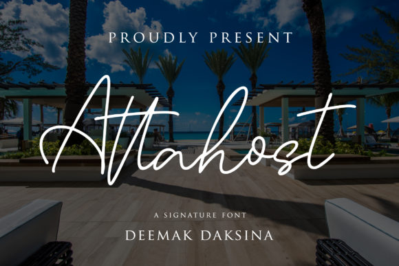 Attahost: Elegant Handwritten Font