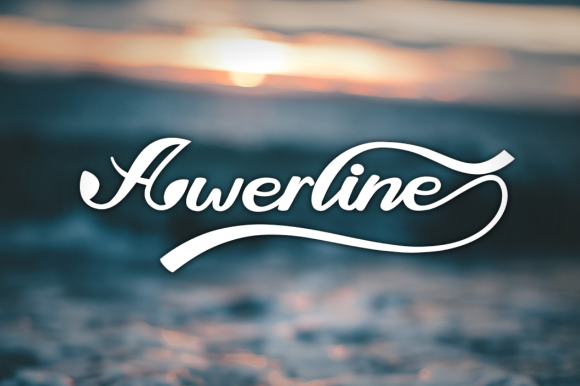 Awerline Font for Editorial Design