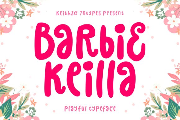 Barbie Keilla Font for Editorial Design