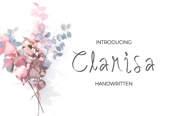 Clarisa: A Script Handwritten Font
