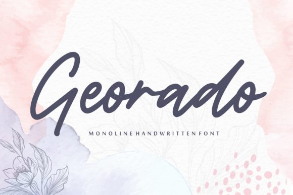 Georado Font for Creative Makers