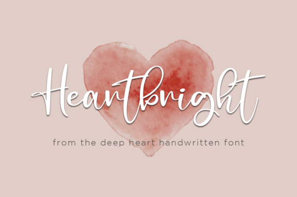 Heartbright Font for Editorial Design