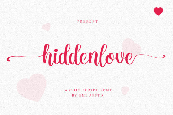 Hidden Love Font for Professional Branding