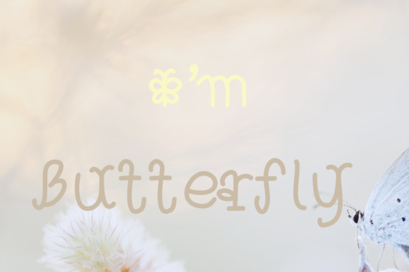 I m Butterfly Font