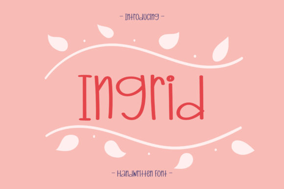 Ingrid Font for Web Design