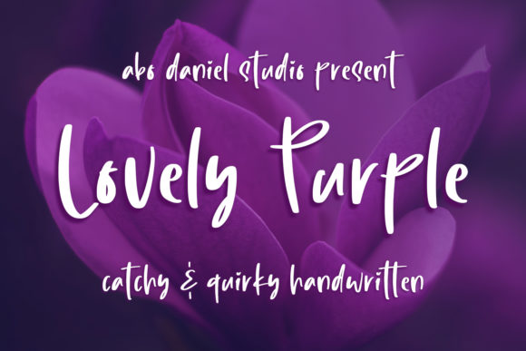 Lovely Purple Font for Business Branding
