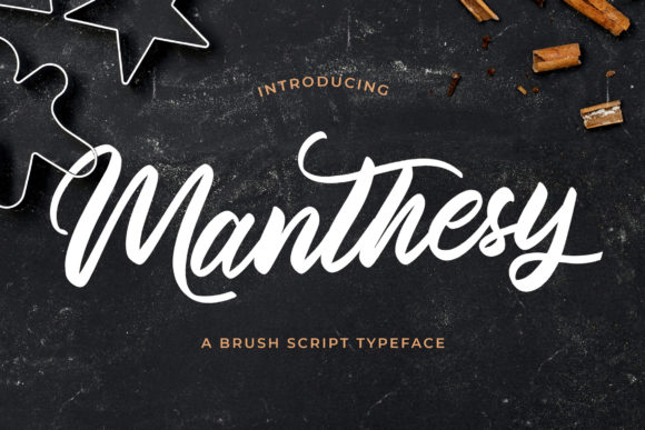 Manthesy Font: Elegant Handwritten Style