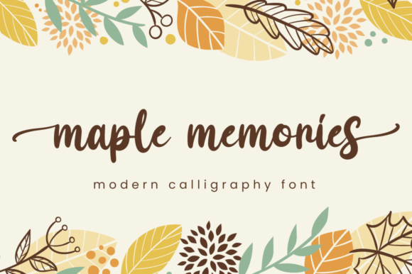 Maple Memories Font for Creative Campaigns