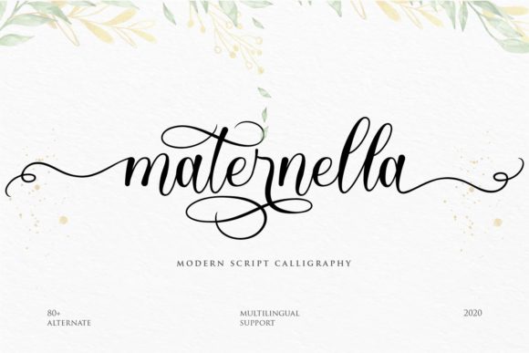 Maternella Font for Web Design