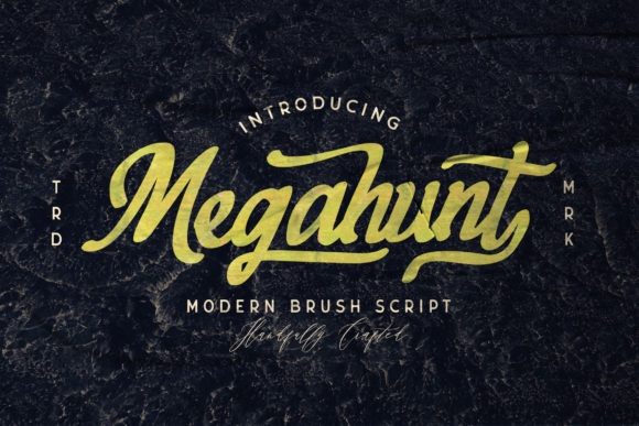 Megahunt Font for Creative Makers
