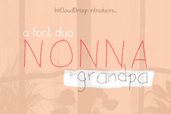 Nonna Grandpa Font for Creative Campaigns