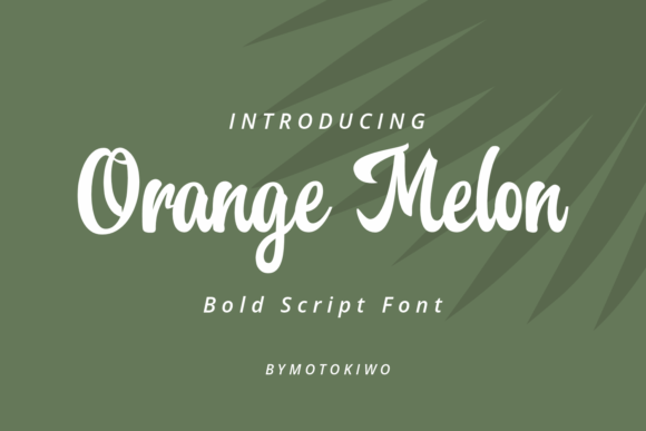 Orange Melon Font for Business Branding