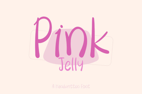 Pink Jelly Font for Creative Makers