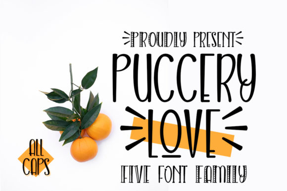 Puccery Love Font for Creative Brands