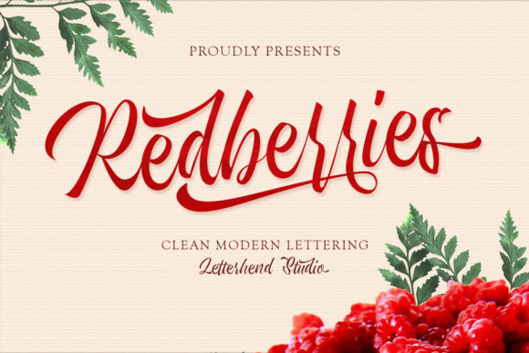 Redberries Font for Creative Projects