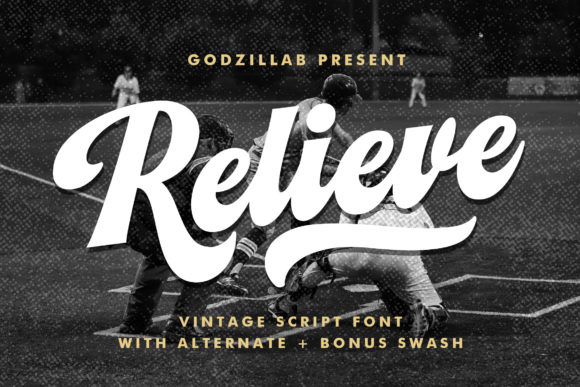 Relieve Font: Retro Script for Creative Campaigns