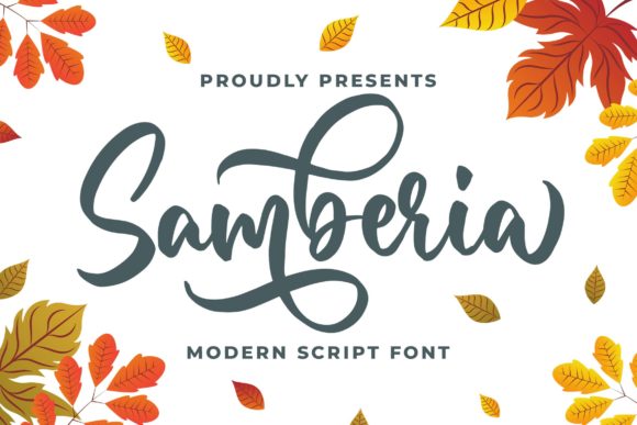 Samberia: A Sweet Script Font for Creative Campaigns