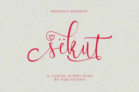 Sekut Font: Elegant Script for Crafters
