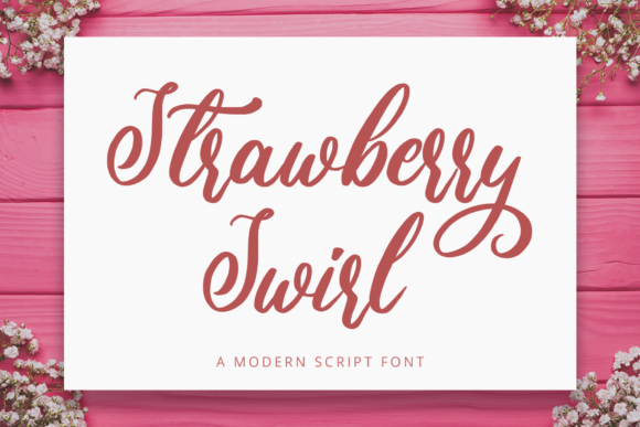 Strawberry Swirl Font Review