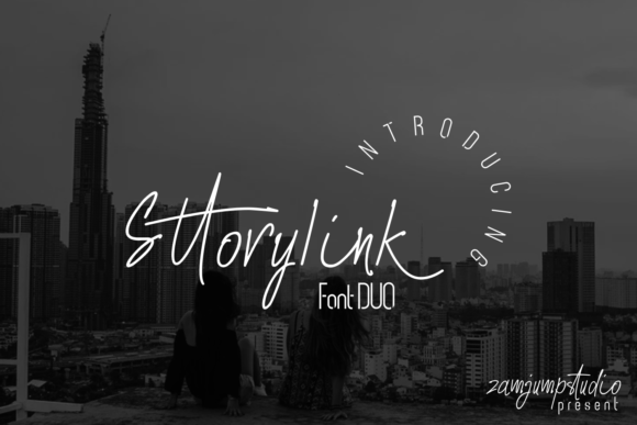 Sttorylink: Elegant Handwritten Font