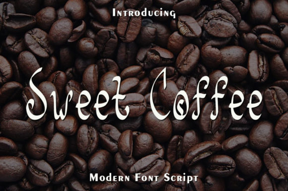 Sweet Coffee Font for Creative Projects