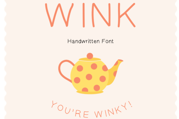 Wink Font for Web Design
